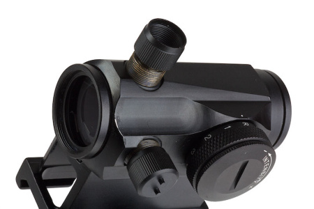 AIM T1 RED DOT W/ OFFSET RAIL, QD MOUNT & LOW MOUNT - BK