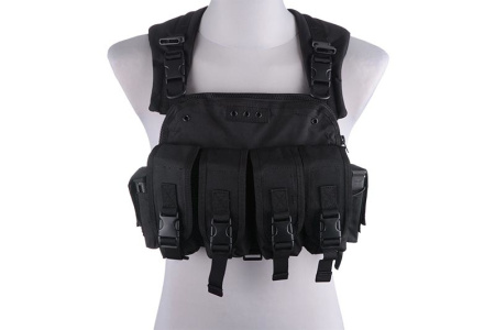 Commander Chest Rig Tactical Vest - Black (GFT)