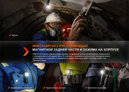 Мультифонарь Fenix HM61R  V2.0, арт. HM61RV20