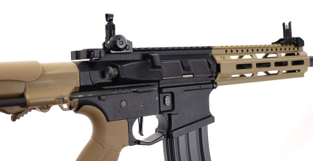 АВТОМАТ ПНЕВМ. G&G CM16 Raider L 2.0E, body - plastic Desert Tan (130-140 m/s) EGC-16P-R2E-DNB-NCM