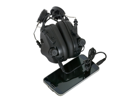 M31H Electronic Hearing Protector For Helmets - BK [EARMOR]