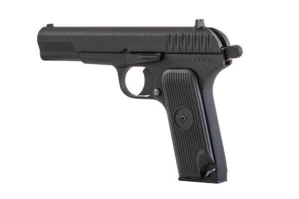 Страйкбольный пистолет SR33 CO2 Pistol Replica - Black (STTI)