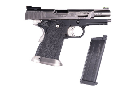 Hi-Capa 3.8 Force “Velociraptor” Pistol Replica – Silver