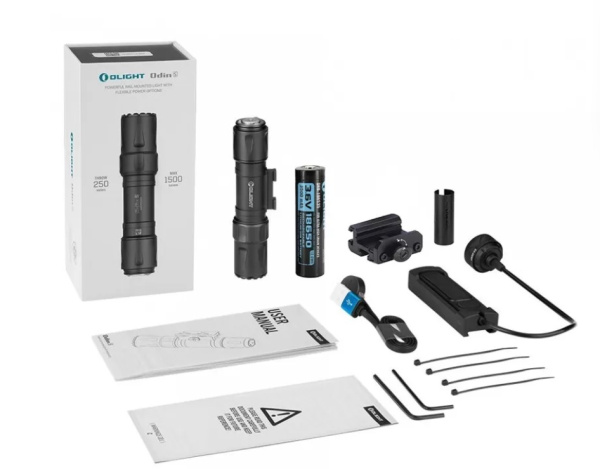 Тактический фонарь Olight Odin S PICATINNY Black