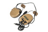 Z156 zSordin Headset with Adapter for FAST Helmets - Dark Earth