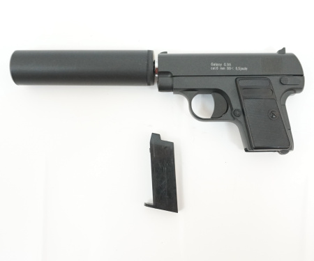 Пистолет пневм  COLT25 mini G.29A с глушителем SPRING (Galaxy)