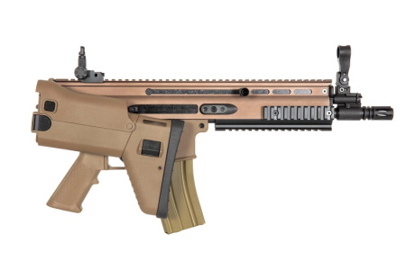 Страйкбольный автомат SCAR, металл, SC-01 TAN  [DOUBLE BELL]