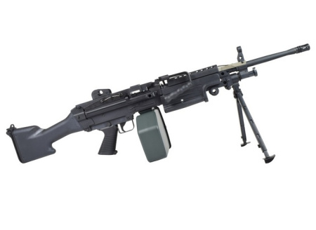 Страйкбольный пулемет (A&K) M249 MK II Black металл