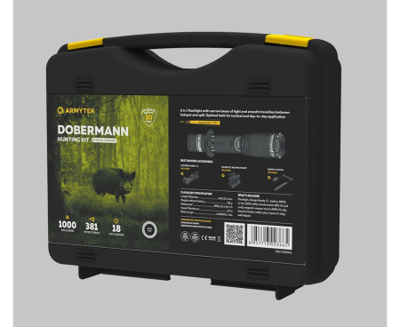Фонарь Armytek Dobermann Hunting Kit Белый арт.: F02004C