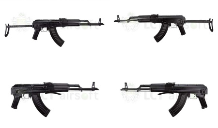 Страйкбольный автомат (LCT) 47MMS Black (UP) LCKMMS
