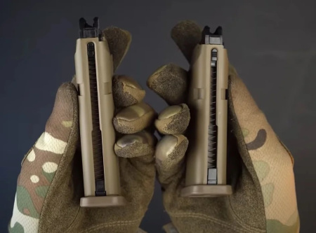 Страйкбольный пистолет Glock-17 gen.5 TAN EC-1102 DE [East Crane] 