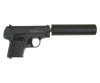 Пистолет пневм  COLT25 mini G.29A с глушителем SPRING (Galaxy)
