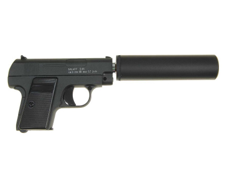 Пистолет пневм  COLT25 mini G.29A с глушителем SPRING (Galaxy)