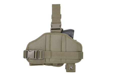ACM Tactical Molle Leg Panel with holster Olive