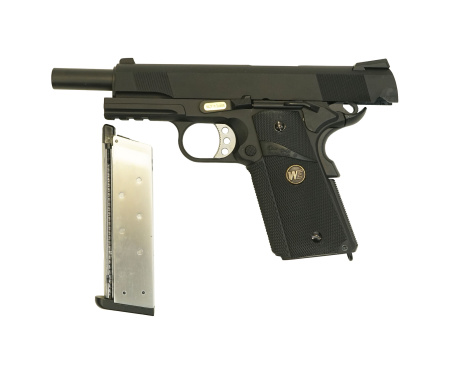 WE Colt M1911A1 M.E.U. Rail Black WE-E008B-BK