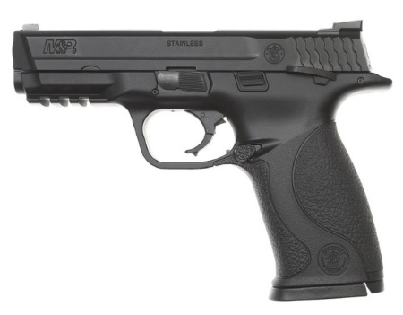 Страйкбольный пистолет TOKYO MARUI SMITH&WESSON M&P 9 GBB, пластик, черный