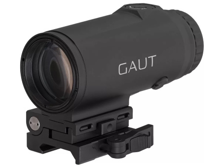 Увеличитель Gaut Garnet 5x30, откидной, быстросъёмный кронштейн, Picatinny, арт.: G-M-Х5 [GAUT]