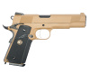 Страйкбольный пистолет WE COLT M1911А1, металл, без рельсы, M.E.U., WE-E008A-TAN