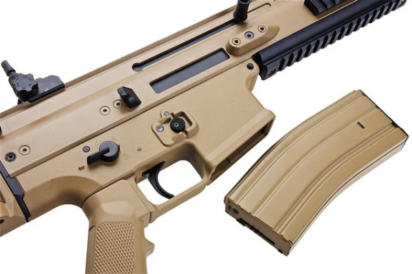 Страйкбольный автомат CM067 FN SCAR-L (TAN) ABS VERSION [CYMA]