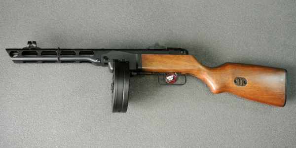 Модель пистолета-пулемета ППШ (PPSH SNOW WOLF AEG EBB)