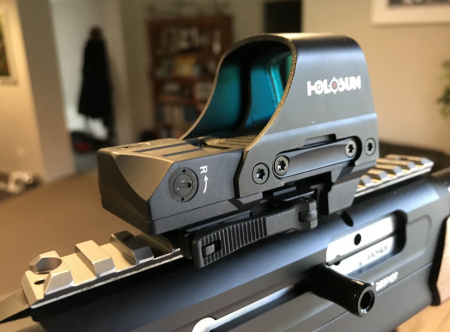 Коллиматорный прицел Holosun Open ELITE HE510C-GR зеленая мультимарка, титановый кожух