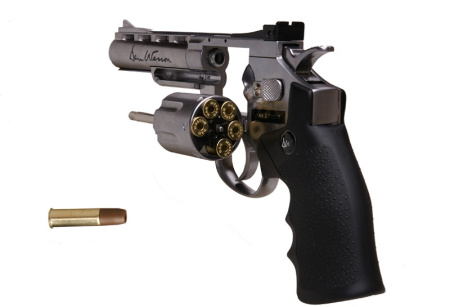ASG Модель револьвера Dan Wesson 8" MB-L, серый, CO2 версия