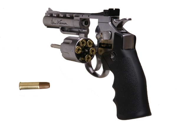 ASG Модель револьвера Dan Wesson 8" MB-L, серый, CO2 версия