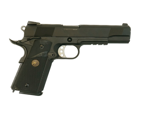 WE Colt M1911A1 M.E.U. Rail Black WE-E008B-BK