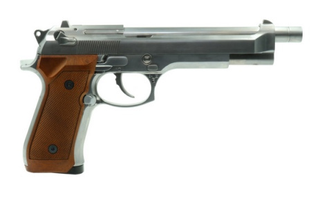 WE M92 Long GBB Gas Full metal Chrome 6mm 25BBs [WE-M006]