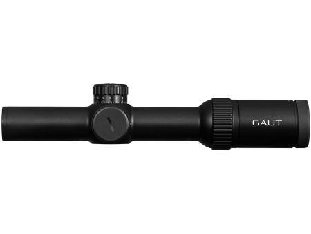 Прицел Gaut Obsidian 1-8x24, сетка X2, подсветка точки арт.: O1824-X2 [GAUT]