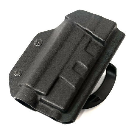 Компактная поясная кобура МПЛ c Fenix GL22, черная, правша [STRIKE GEAR]