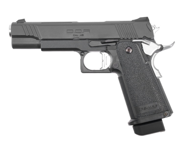Страйкбольный пистолет TOKYO MARUI COLT 1911 Hi-Capa 5.1 D.O.R, GBB, пластик, черный, 142924