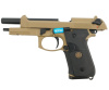 Страйкбольный пистолет WE Beretta M9A1 Rail Tan 6 мм, GBB, Gas WE-M009-TAN
