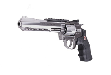 Страйкбольный револьвер RUGER Superhawk 6" хром UMAREX