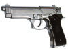 WE Модель пистолета Beretta M92S, металл, хром WE-M011-SV