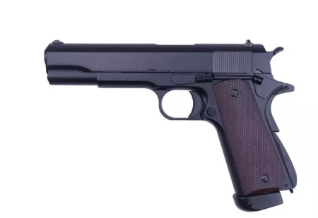 Страйкбольный пистолет KP-1911 CO2 металл, блоубэк [ KJW ]