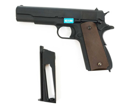 Страйкбольный пистолет WE COLT M1911А1, металл, Gen 2