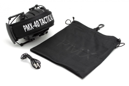 Наушники активные PMX-40 Tactical PRO [PYRAMEX]
