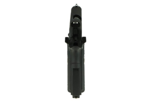 KJW COLT M1911 M.E.U. GBB, СО2, черный, металл, резьба на стволе