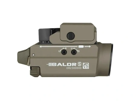 Пистолетный фонарь Olight Baldr S Flat Dark Earth, Li-po 380 mAh, 130 метров, 800 люмен (Комплект)