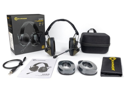 Наушники активные коммуникац. EARMOR M33-FG OPSMAN BlueTooth, (Nexus TP-120), зеленые