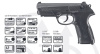 Umarex Beretta Px4 Storm Spring, Metall Slide 2.5198