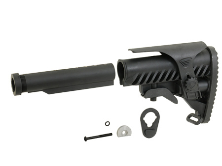Tactical 6-Position Collapsible Stock with Adjustable