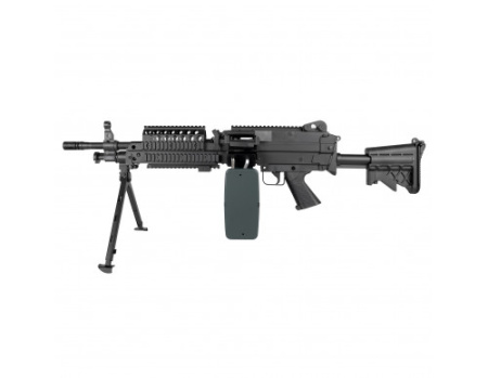 Страйкбольный пулемет (A&K) MK46 (Пластик) Black MK46(P)
