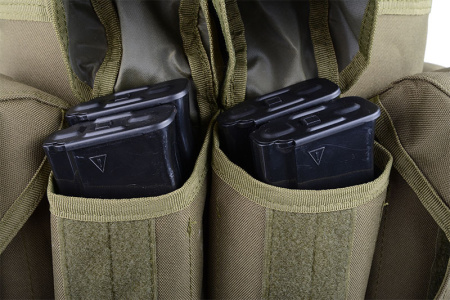 РАЗГРУЗКА НАГРУДНАЯ 6 КАРМАНОВ OLIVE DRAB