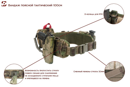 Бандаж поясной тактический (molle) [STICH PROFI]