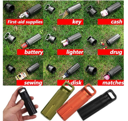 ПЕНАЛ ВОДОНЕПРОНИЦАЕМЫЙ CNC Metal Outdoor survival  EDC