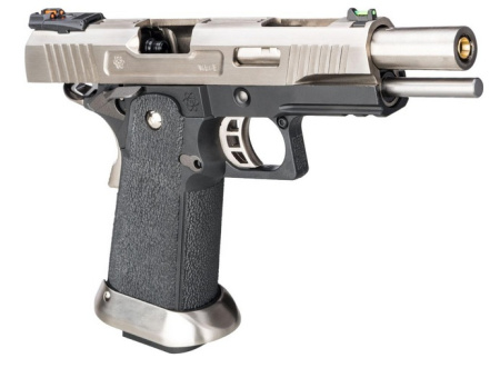 WE Hi-Capa 5.1 Force T.REX – Silver, Metal, GBB, GAS