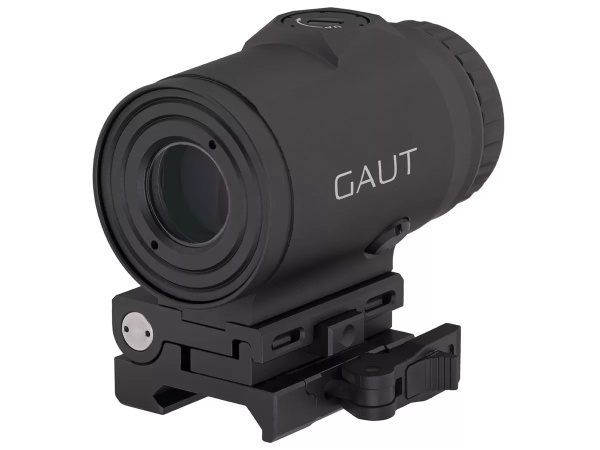 Увеличитель Gaut Garnet 3x18, откидной, быстросъёмный кронштейн, Picatinny, арт.: G-M-Х3 [GAUT]