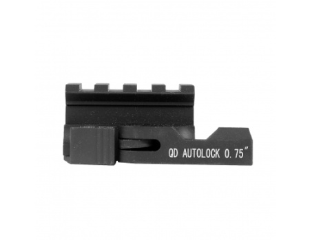 Планка QD подъемная AUTOLOCK 0.75 (Black) SPINA OPTICS